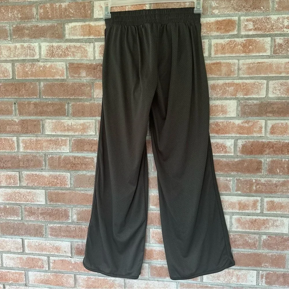 Offline Aerie Wide Leg Sweatpants Built In Shorts Women’s XS Gray Perforated